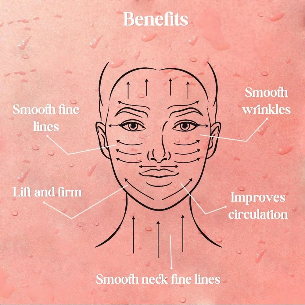 Rose Quartz Massage Tool for Face & Body from Nature to You